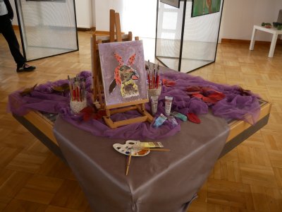 Otwarcie wystawy prac plastycznych